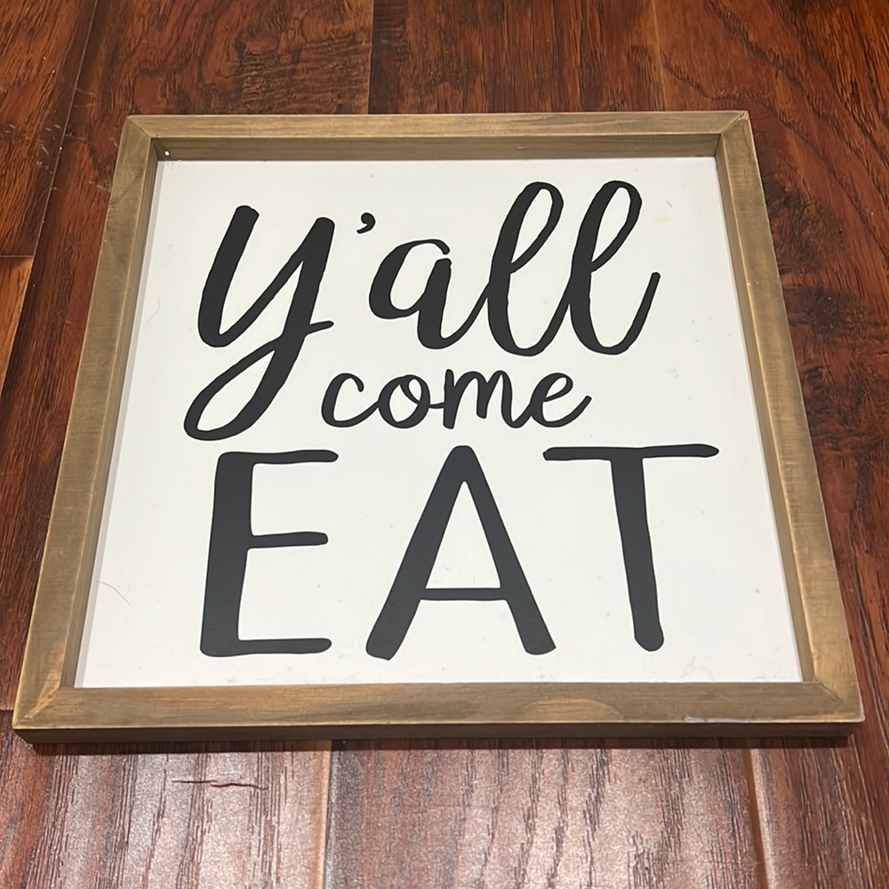 Kitchen sign